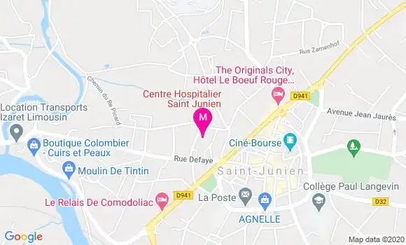 Localisation Dr Blanche Misset