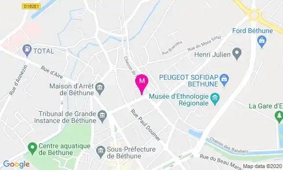 Localisation Dr Nathalie Verrier