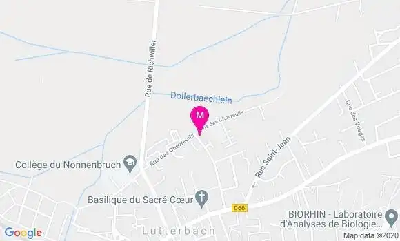 Localisation Dr Jacques Baumann