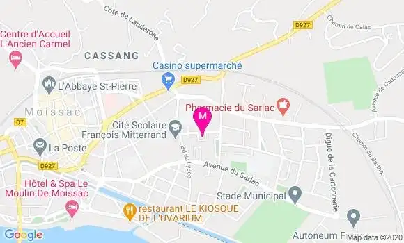 Localisation Dr Beatrice Brunel