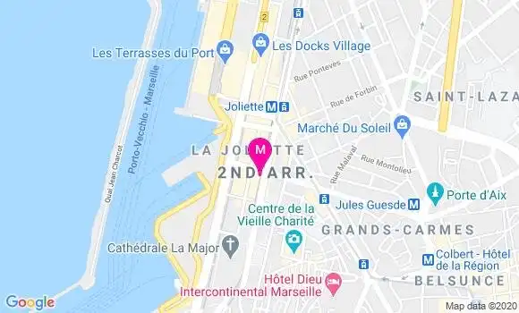 Localisation Dr Elisabeth Danvin