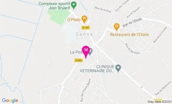 Localisation Dr Laure Jeunet Mancy
