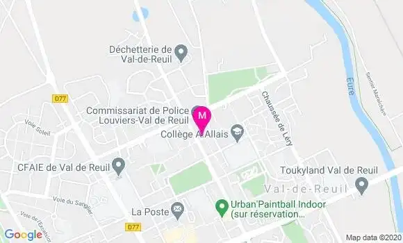 Localisation Dr Laura Hubert