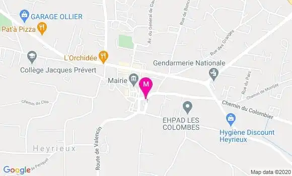 Localisation Dr Sandrine Hamy