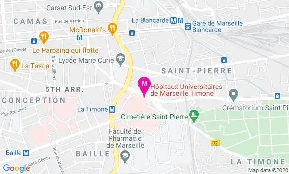 Localisation Dr Mathilde Ogea