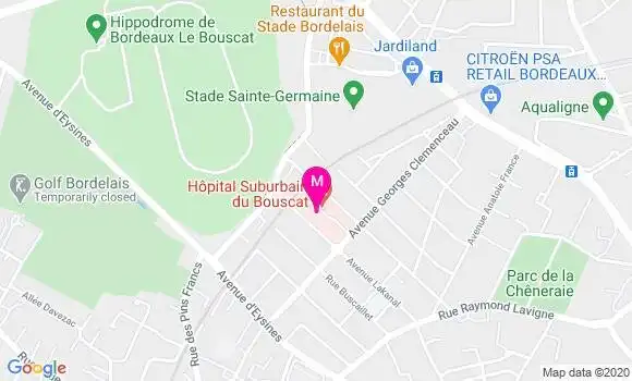 Localisation Dr Adeline Piquot