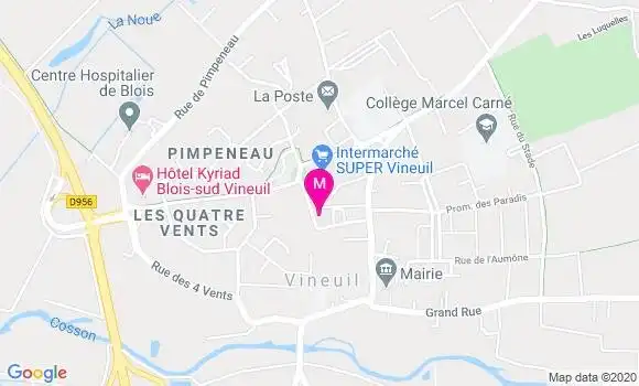 Localisation Dr Eric Jeanmaire