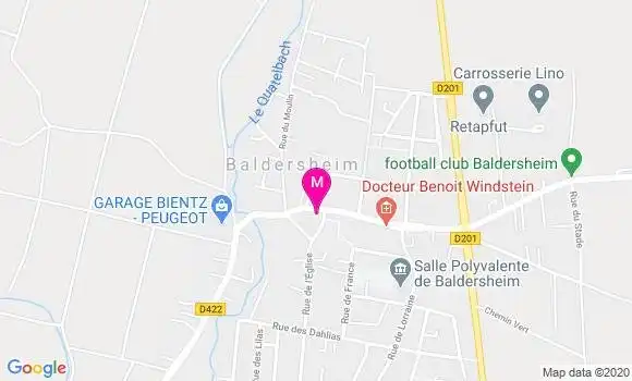 Localisation Dr Anne Baumann Peny