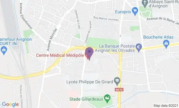 Localisation Dr Gilles Muller