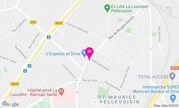 Localisation Dr Xavier Denis