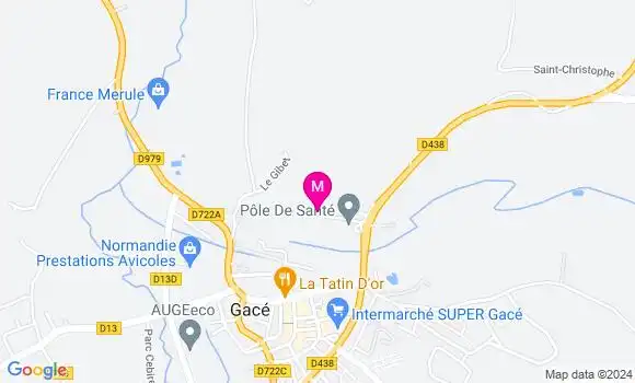 Localisation Dr Audrey Lootvoet