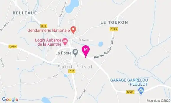 Localisation Dr Claude Van Houtte Turon
