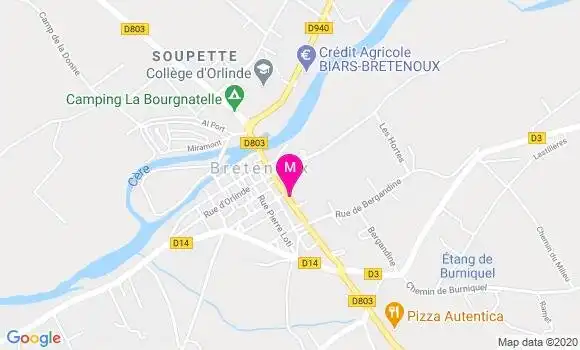 Localisation Dr Camille Vermande