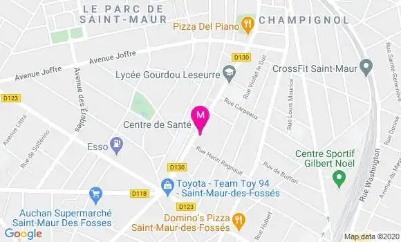 Localisation Dr Nassima Bellal