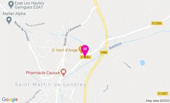 Localisation Dr Candice Jouandon
