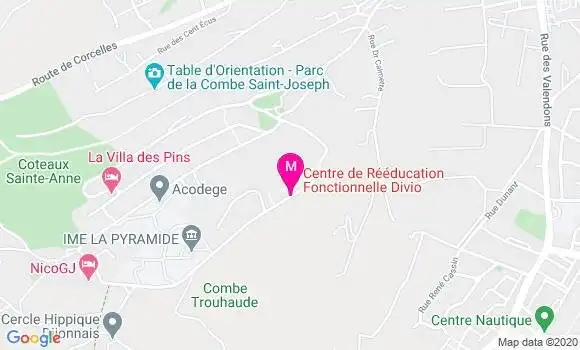 Localisation Dr Aline Fourmond
