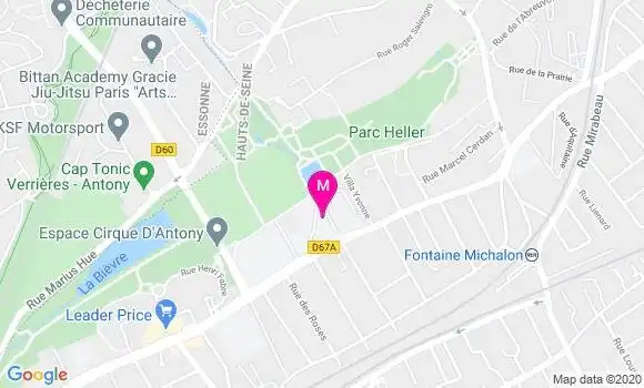 Localisation Dr Carole Oddoux Herbelin