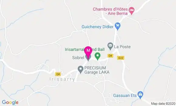 Localisation Dr Maitena Chohobigarat