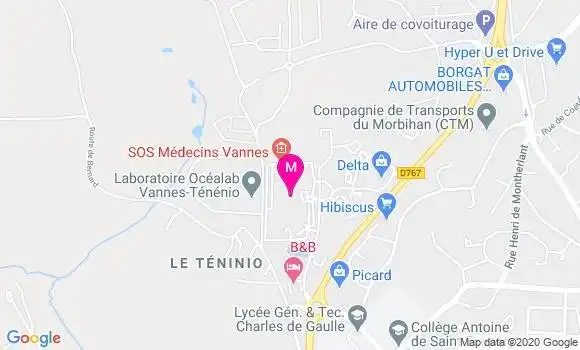 Localisation Dr Matthieu Osselin