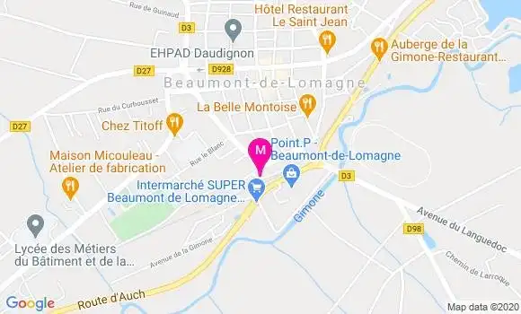 Localisation Dr Ambre Bieber