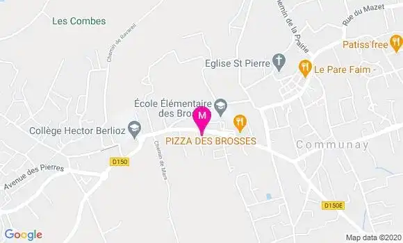 Localisation Dr Elsa Thomas