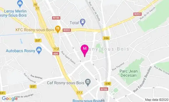 Localisation Dr Myriam Bahrir