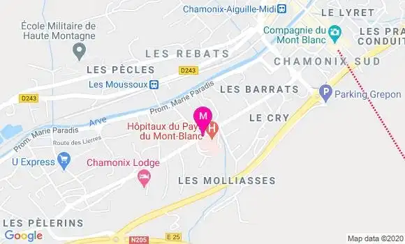 Localisation Dr Guy Duperrex