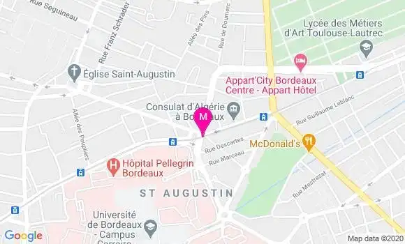 Localisation Dr Jennifer Carriere