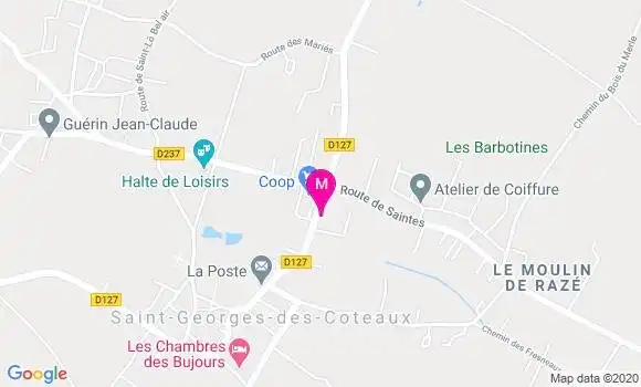 Localisation Dr Marie Baque