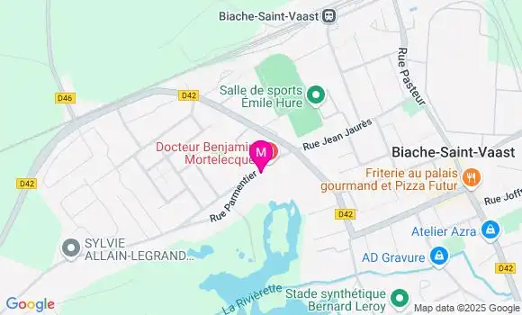 Localisation Dr Benjamin Mortelecque