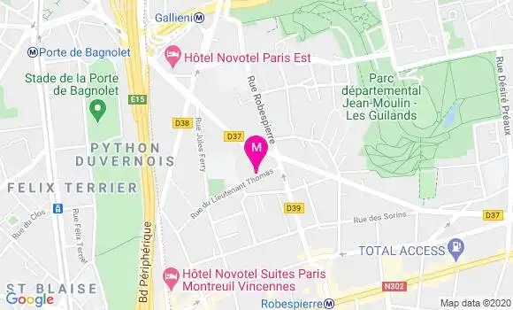Localisation Dr Camille Brault