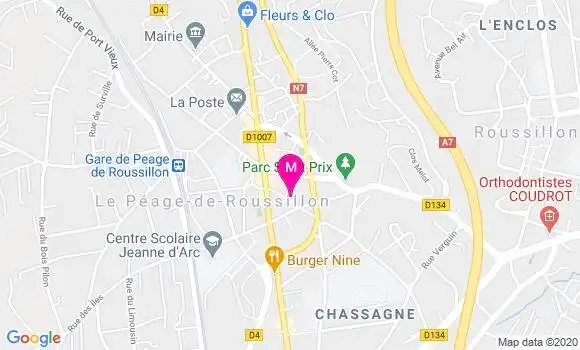 Localisation Dr Anne Lucas