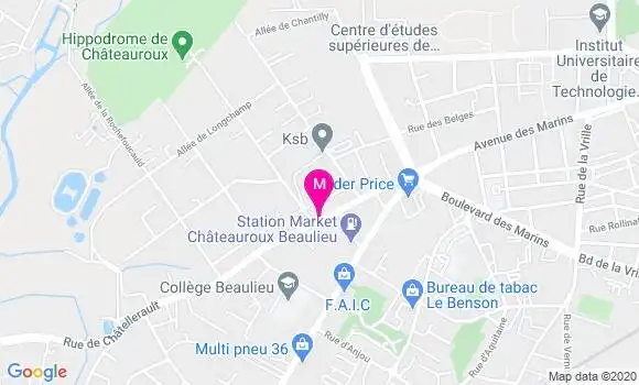Localisation Dr Muriel Batard