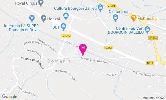 Localisation Dr Evelyne Chappuis