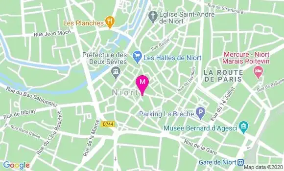 Localisation Dr Fanny Rochereau