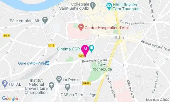 Localisation Dr Marie Laure Frelut