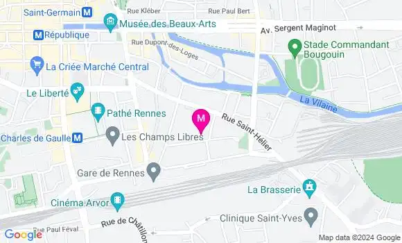 Localisation Dr Céline Herve