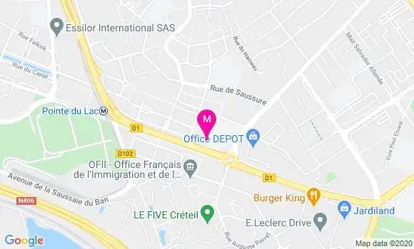 Localisation Dr Eliane Benamouzig Goldrajch