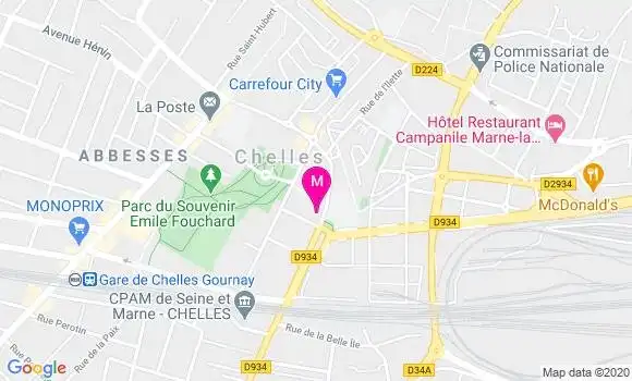 Localisation Dr Pascale Thierry