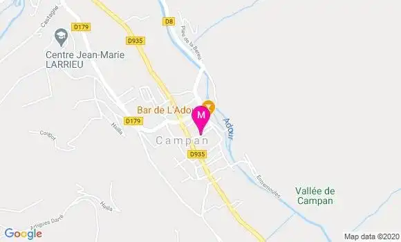 Localisation Dr Clement Duplouy