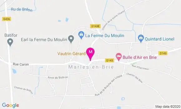 Localisation Dr Marie Anne Boin Marchal