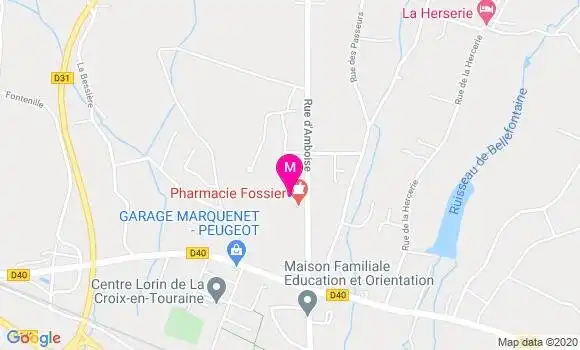 Localisation Dr Alice Perrain