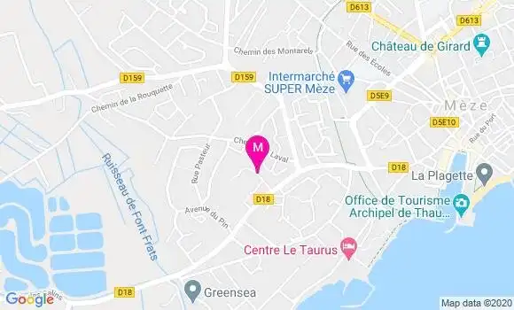 Localisation Dr Sophie Perez Christophory