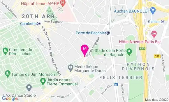 Localisation Dr Beatrice Letavernier