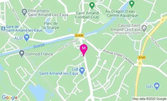 Localisation Dr Matthieu Bracq