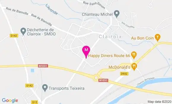Localisation Dr Fabienne Caron Francois
