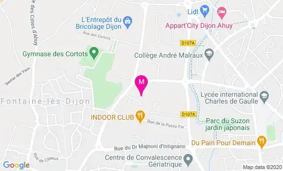 Localisation Dr Jean Benoit Courcet