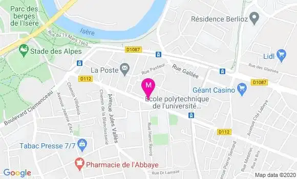 Localisation Dr Delphine Cordonnier