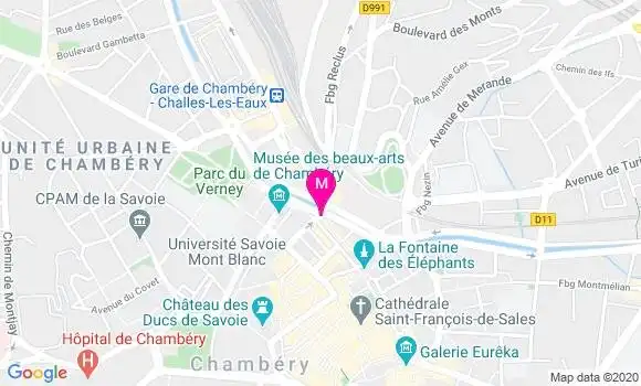 Localisation Dr Christophe Guichard