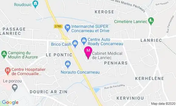 Localisation Dr Olivier Benay